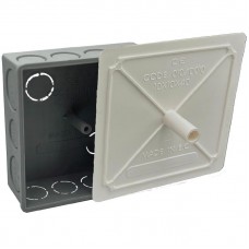 Κουτί Χωνευτό Μπετού Διακλαδώσεως 10x10cm Ρηχό 010/14 Dabler Monokrousos